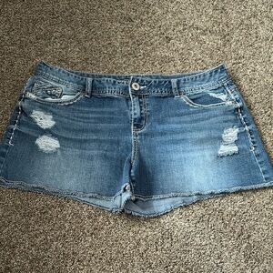 Maurices Blue Jean Shorts